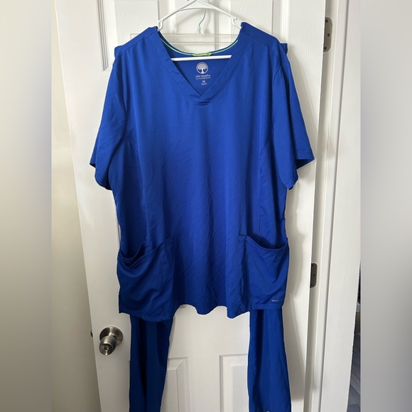 healing hands Other Set Of Galaxy Blue Healing Hands Scrubs Poshmark